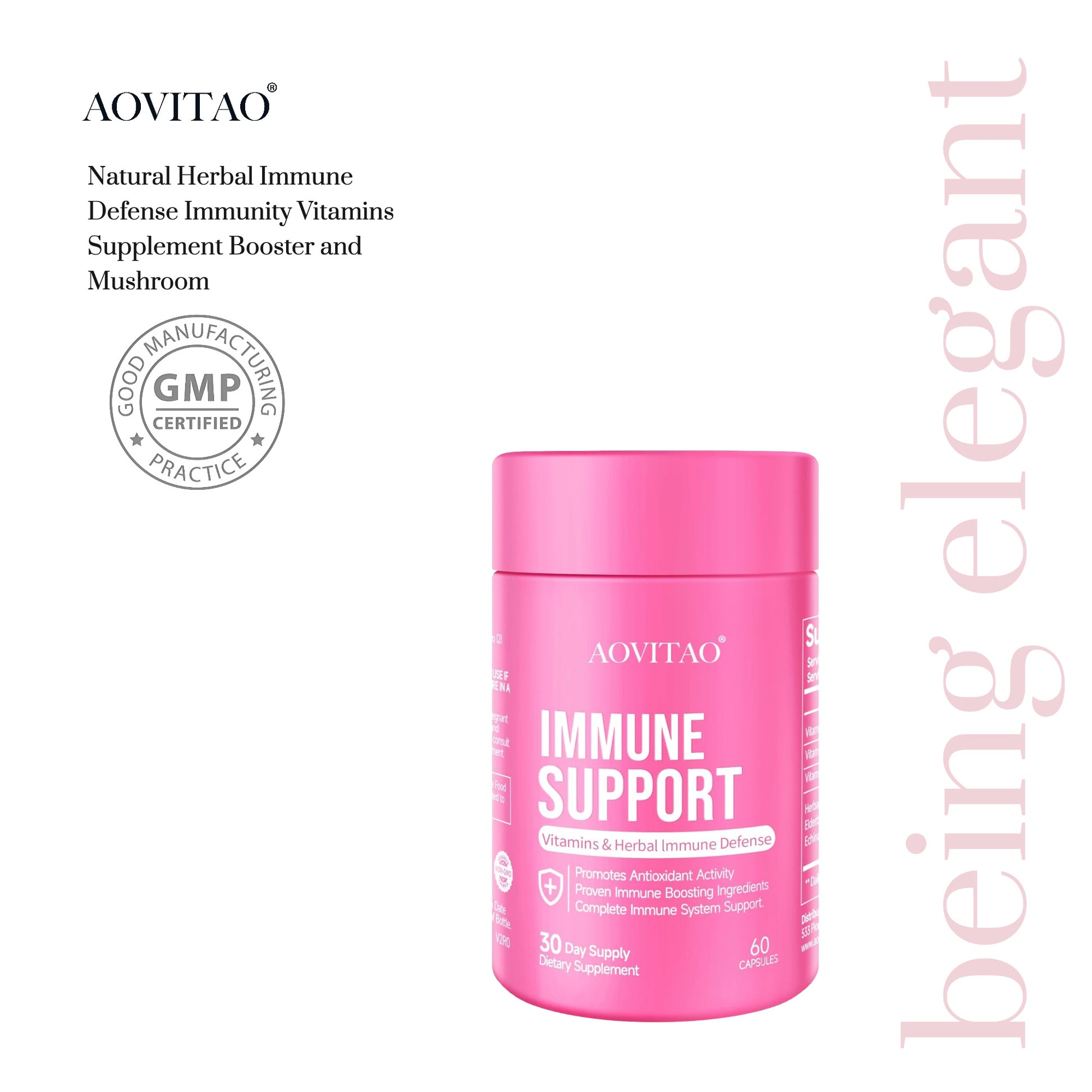 Natural Herbal Immune Defense Immunity Vitamins ...


