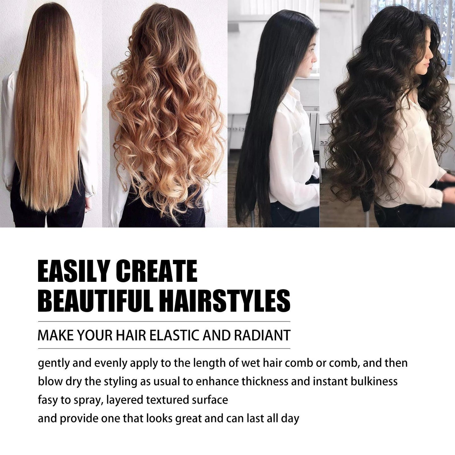 Hair Setting Spray - Volumizing Moisturizing St...