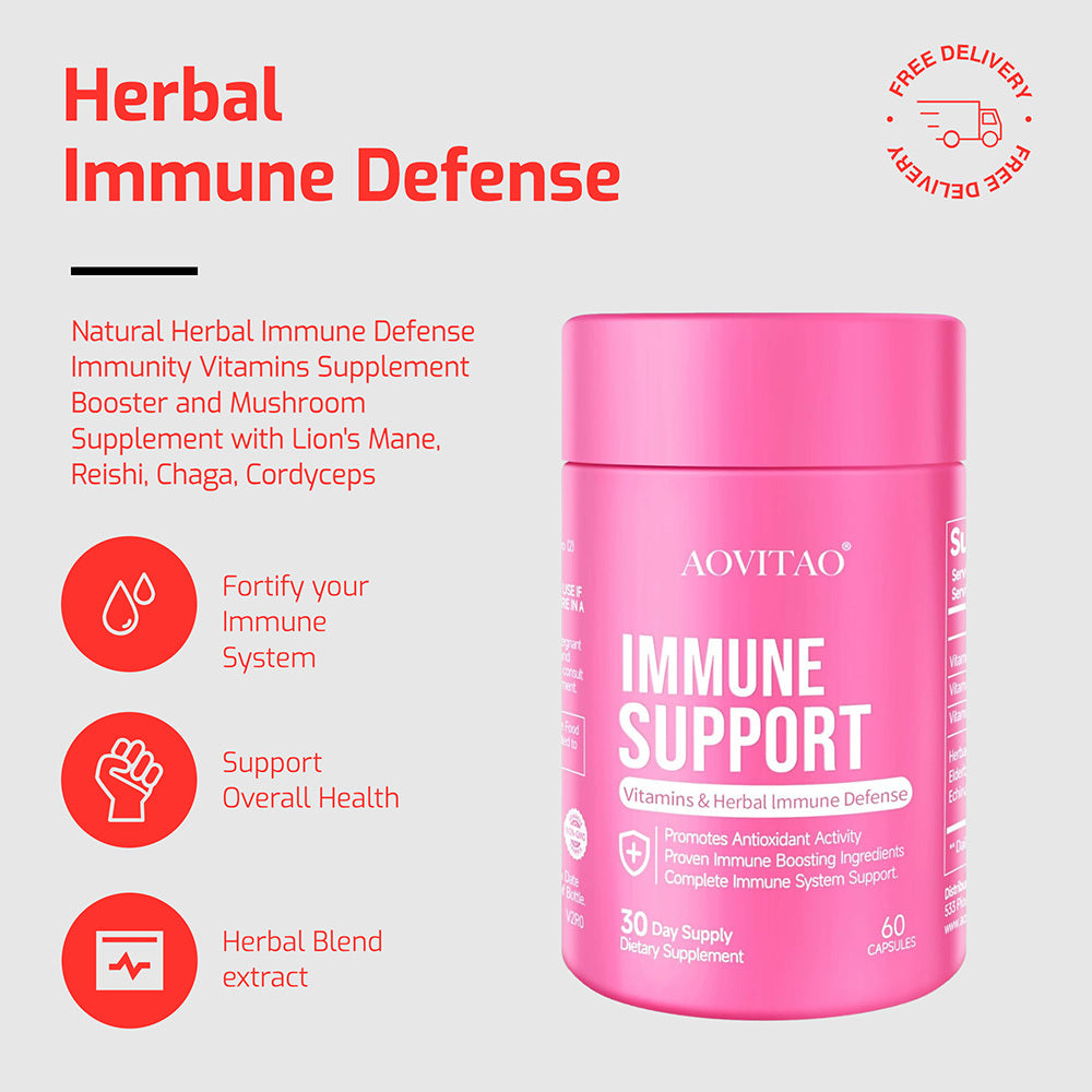 Natural Herbal Immune Defense Immunity Vitamins ...


