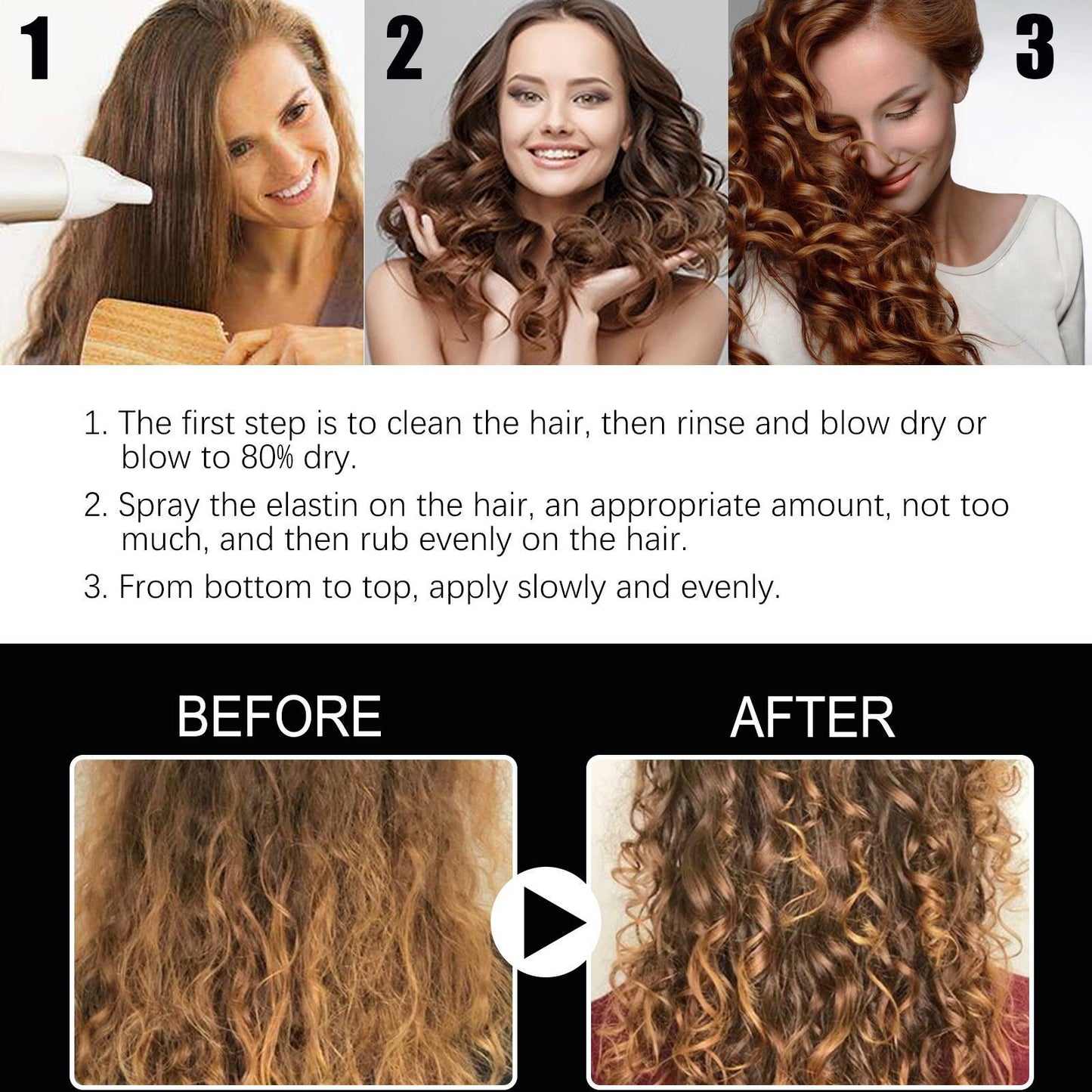 Hair Setting Spray - Volumizing Moisturizing St...