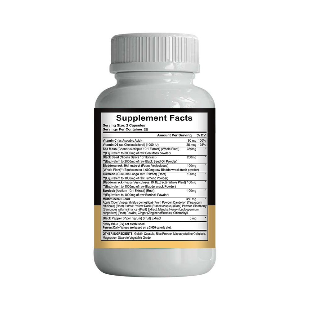 Black Seed Oil Bladder Wrack Turmeric 16-in-1 Su...


